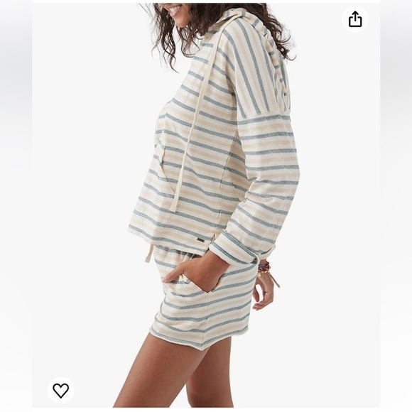 O'NEILL Womens Rosarito Hoody Pullover Hoodie Sweatshirt, Stone NWT XL - Picture 6 of 8